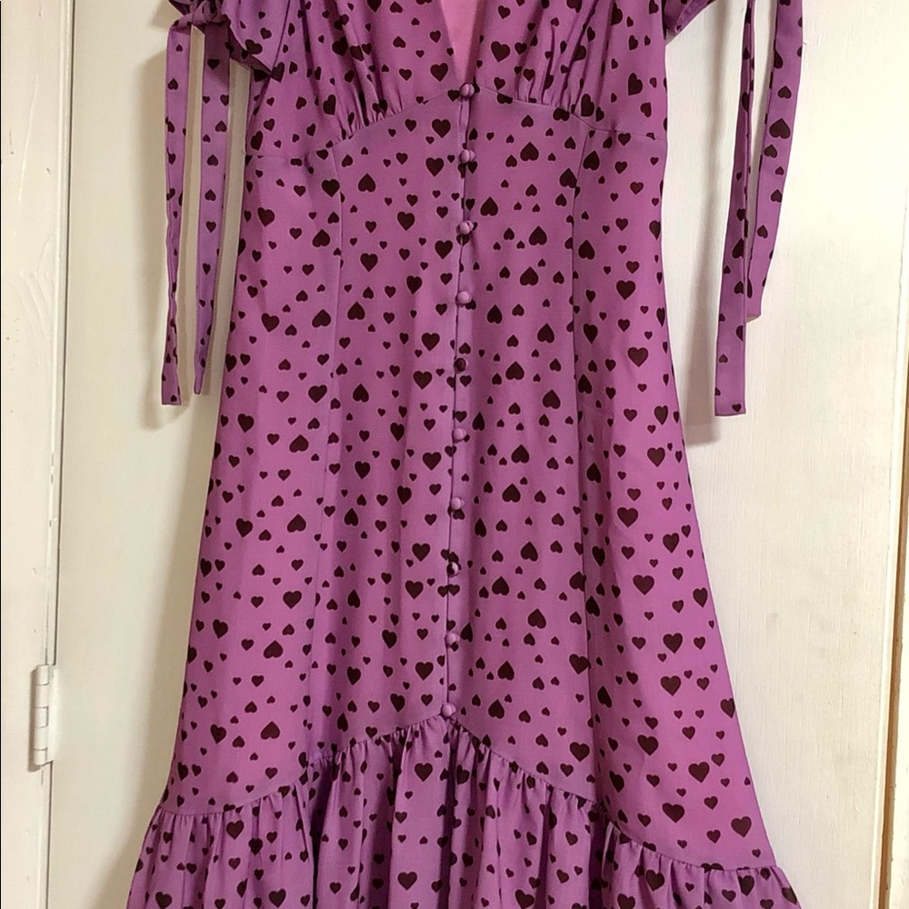 Purple BEAUTY 💜 💜💜 Delfi collective purple 💜Yvette dress. - Picture 3 of 7